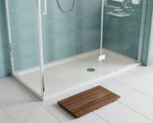 1600 x 800mm Large Stone Resin Shower Tray. Appears Unused.