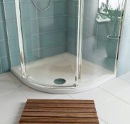 800x800mm Stone Resin Quadrant Shower Tray. Appears Unused.