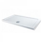 700x1000mm Low Profile Stone Resin Shower Tray. Appears Unused.