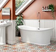 Traditional Double Ended Slipper Bath. 1676 x 860mm. JL689. 229059. Appears Unused.