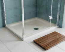 1200x800mm Stone Resin Shower Tray. Appears Unused.