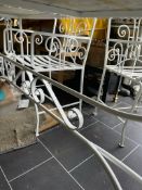 Italian Pietra Dura Marble Centre Table & 6 Chairs
