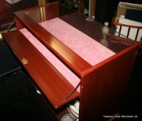 Mahogany Glazed Jewellery Display Counter
