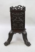 Fine Carved Early 19th c. Chinese Cabinet