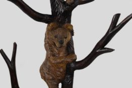 19th Century Black Forest Carved Bear Coat Stand