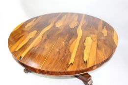 Fine William IV Sabina Wood Centre Table c.1830