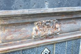 Silver Vintage Cast Iron Fire Surround