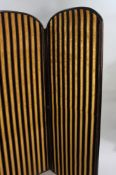 Antique English 19th c. Three Fold Dressing Screen