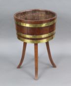 Georgian Brass Bound Oak Cellaret