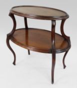Two Tier Mahogany Table