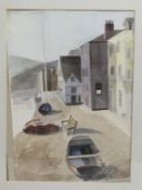 Seaside Watercolour Framed
