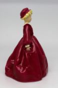 Royal Worcester Figurine Red Grandmothers Dress