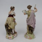 Pair of Vintage German Porcelain Figurines