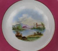 Hand Painted Victorian English Cabinet Plate