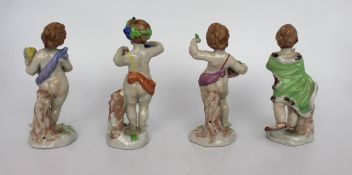 Set of 4 Capodimonte Four Season Figurines