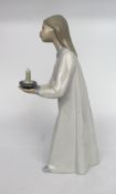 Lladró Figurine Girl in Nightdress with Chamberstick