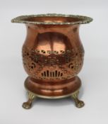 Antique Copper Champagne Bucket