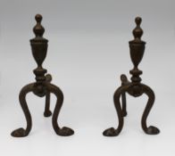Par of Antique Fire Dogs