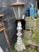 Stone Effect Street Lamp Vintage 20th century
