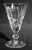 Set of 6 Vintage Waterford Cut Crystal Knopped Sherry Glasses