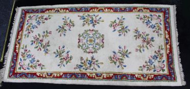 Vintage Indian Malibar Rug 195 x 92 cm