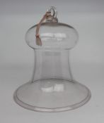 Antique Glass Bell Form Smoke Cover