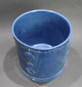Large Blue Ceramic Planter