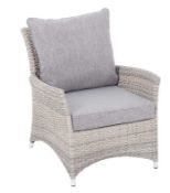 (61/6L) Hartington Florence Collection Armchair With 2x Cushion. (Please Note Chair Frame Is Warp...