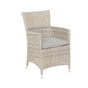 (62/5E) 2x Hartington Florence Collection Rattan Dining Chair. (Please Note There Are No Cushions...