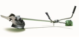(75/6J) RRP £139. Powerbase 34cm 40V Cordless Brush Cutter. Contents Appear Clean, Unused. (2x Ba...