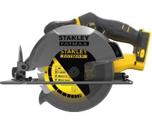 (68/5F) RRP £159.99. Stanley Fatmax V20 Circular Saw. With 1x Battery, 1x Charger & Kit Case.