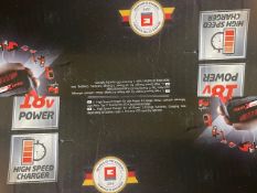 2 x Leica Uc20 Chargers and 1 x Einhell 18V Starter Kit (Ref 106)