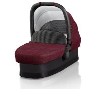J-CARBON CARRYCOT - PERSIAN RED - RRP £235Description: J-CARBON CARRYCOT - PERSIAN RED -