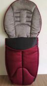 J-CARBON FOOTMUFF- PERSIAN RED- RRP £95Description: J-CARBON FOOTMUFF- PERSIAN RED- RRP £