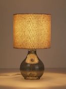 Title: (138/9D) Lot RRP £100. 4x Lighting Items. 2x Grey Glass Lamp RRP £25 Each. 2x Droplet 2