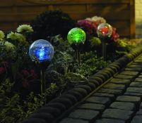 Title: (135/9D) 14x Lighting Items. 3x Bulb One Light Wall Light Black, 2x Crackle Ball Stick