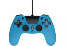Title: (66/11C) Lot RRP £100. 5x Giotech VX4 Wired Controller For PS4 And PC (4x White Camo 1x Blue)