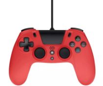 Title: (64/11C) Lot RRP £100. 5x Giotech VX4 Wired Controller For PS4 And PC (3x Blue 1x Black 1x