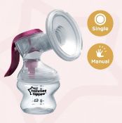 Title: (39/10C) Lot RRP £100. 2x Items. 1x Tommee Tippee Made For Me Single Manual Breast Pump