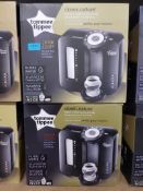 Title: (3/10C) Lot RRP £198. 2x Tommee Tippee Closer To Nature Perfect Prep Machine Black RRP £99