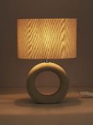 Title: (143/R8) Lot RRP £80. 4x Lighting Items. 2x Concrete Donut Lamp RRP £25 Each. 2x Reactive