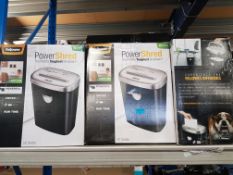Title: (158/10A) Lot RRP £225. 3x Followes 53C Powershredder RRP £75 Each.Description: (158/10A) Lot