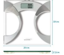 Title: (151/10B) Lot RRP £142. 9x Item. 2x Salter 9141 WH3R Ultra Slim Glass Analyser Weight, Body