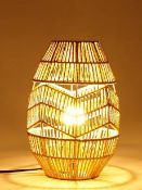 Title: (173/R8) Lot RRP £115. 8x Lighting Items. 1x Rattan Pot Lamp RRP £25. 2x Love Bulb Battery