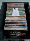 A Collection of Approx. 140 + Picture Cover Single Vinyl Records.