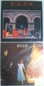 2 x Rush Vinyl LPs - Exit Stage Left & Moving Pictures - Very Sought After. First Pressing.