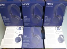 24 x Mixx On Ear Headphones - Brand New.