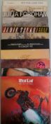 A Collection of 11 x Vinyl LPs. Meatloaf Bat Out of Hell - Sheik Yerbonti - Japan - Ravi Shankar.