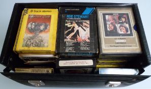 A Collection of Approx. 49 x 8 Track Cassettes - the Beatles - George Harrison - Status Quo etc..