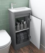De Gale Cloakroom Wall Hung Cabinet HGW. 400X250x400mm. Appears Unused.